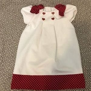 Janie and Jack Heart Button Dress